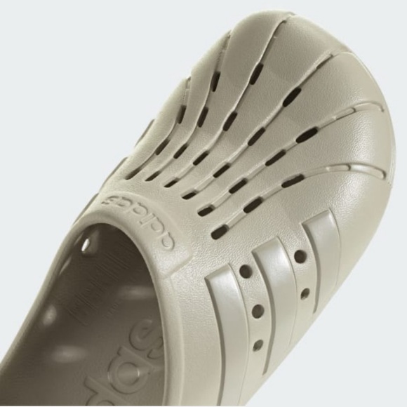 Adidas Adilette Clogs Sportswear Sandles Slides Putty Grey Unisex - Picture 7 of 10